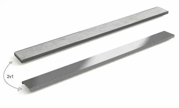 HOPA - Odtokový žľab STANDARDline BLACK - Rozmer A - 100 cm, Variant roštu - Klasszik OLPZLABST99BK