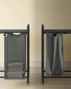 SONGMICS Kôš na bielizeň Vasagle Blumo 160 L sivý