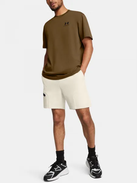 Men's shorts Under Armour UA Unstoppable Flc Shorts-WHT - Men