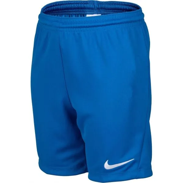 Nike DRI-FIT PARK 3 JR TQO Chlapčenské futbalové šortky, modrá, veľkosť
