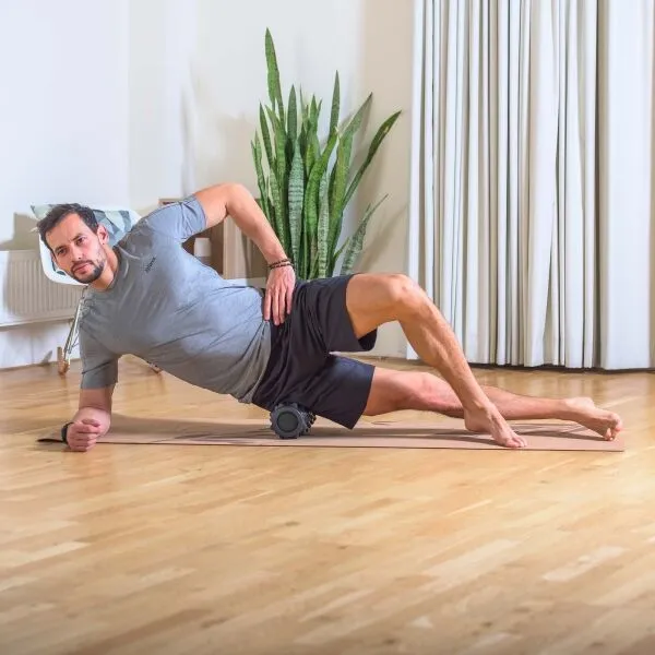 Fitforce MASSAGE ROLLER HARD Masážny valec, čierna, veľkosť