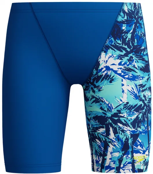 Speedo digital allover v-cut boys swim shorts navy 116cm