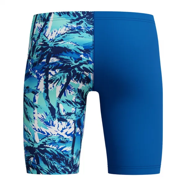 Speedo digital allover v-cut boys swim shorts navy 116cm