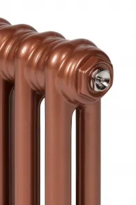 Instalprojekt - Kúpeľňový radiátor TUBUS 2 - Farba radiátora - Čierna, Rozmer radiátora - 349 × 1500 mm, výkon 786 W, Typ pripojenia - Stredové 50 mm RADTUB21500731S