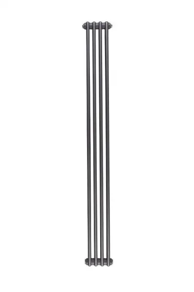 Instalprojekt - Kúpeľňový radiátor TUBUS 2 - Farba radiátora - Čierna, Rozmer radiátora - 349 × 1500 mm, výkon 786 W, Typ pripojenia - Stredové 50 mm RADTUB21500731S