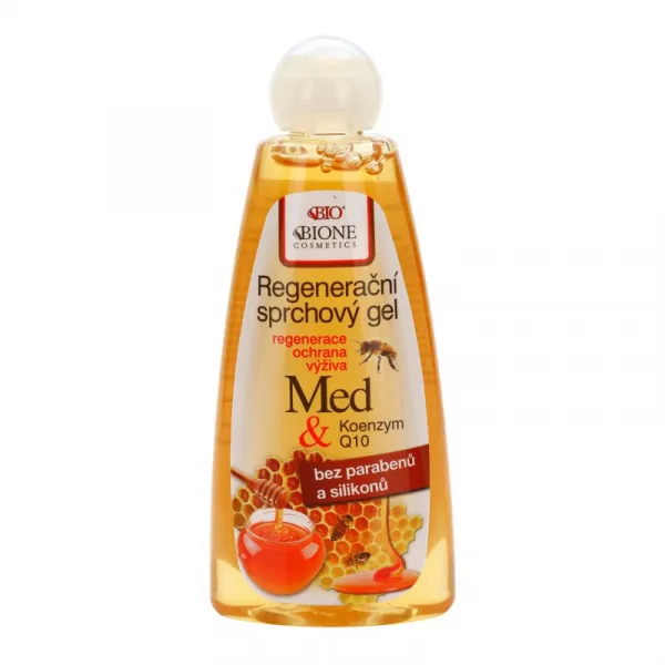 Bione Cosmetics Med + Q10 regeneračný sprchový gél 260 ml