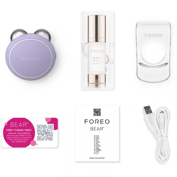 FOREO BEAR™ Mini tonizačný prístroj na tvár mini Lavender