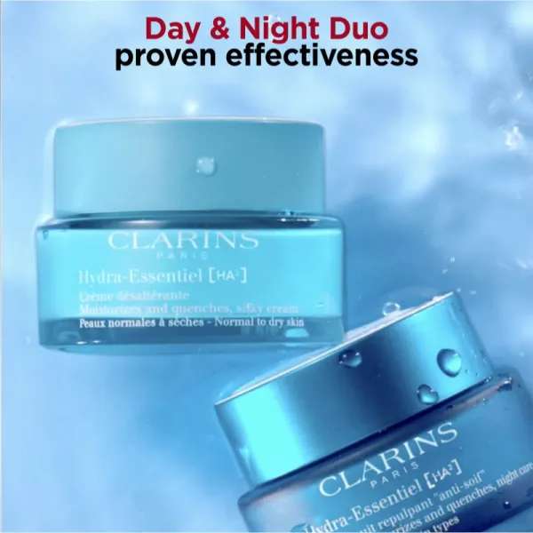 Clarins Hydra-Essentiel [HA²] Night Cream nočný hydratačný krém s kyselinou hyalurónovou 50 ml