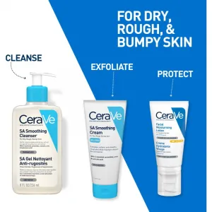 CeraVe Cleansers SA Smoothing Cleanser čistiaci a zjemňujúci gél pre suchú pleť 473 ml