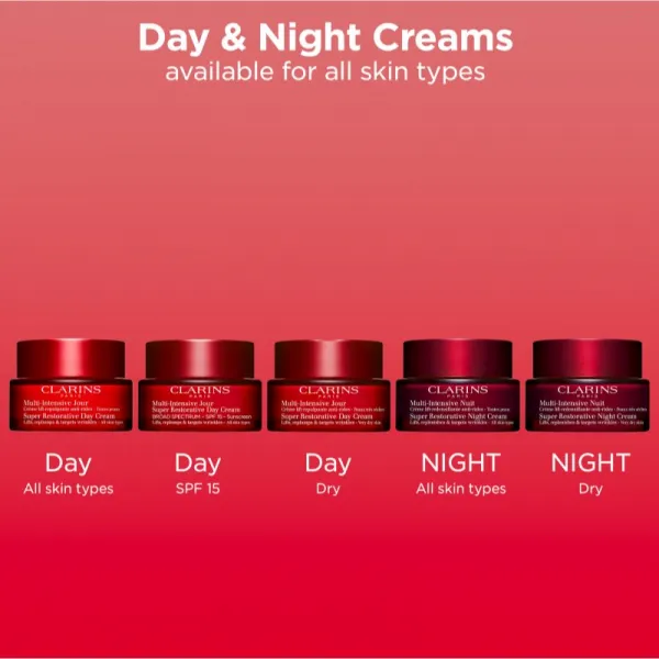 Clarins Super Restorative Night Cream nočný krém pre všetky typy pleti 50 ml