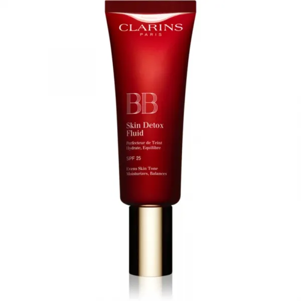 Clarins BB Skin Detox Fluid hydratačný BB krém SPF 25 odtieň 01 Light 45 ml