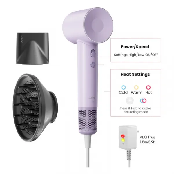 Laifen SWIFT SE Special fén na vlasy Light Purple 1 ks