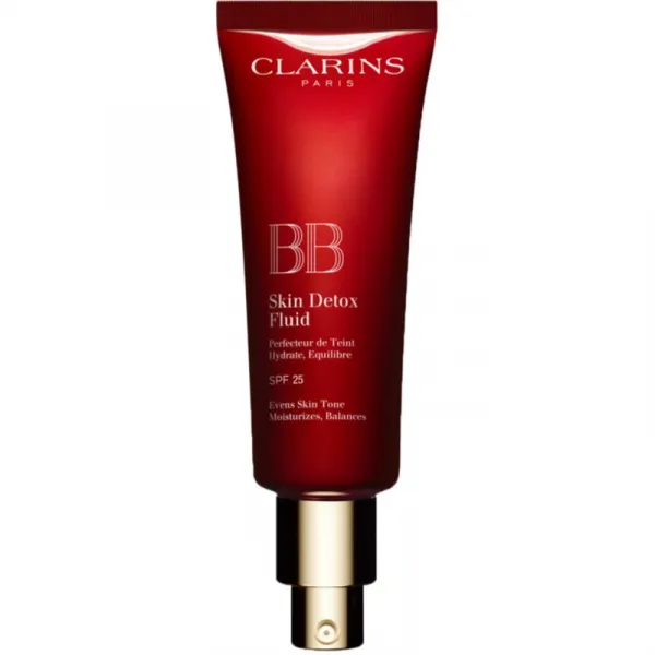 Clarins BB Skin Detox Fluid hydratačný BB krém SPF 25 odtieň 01 Light 45 ml