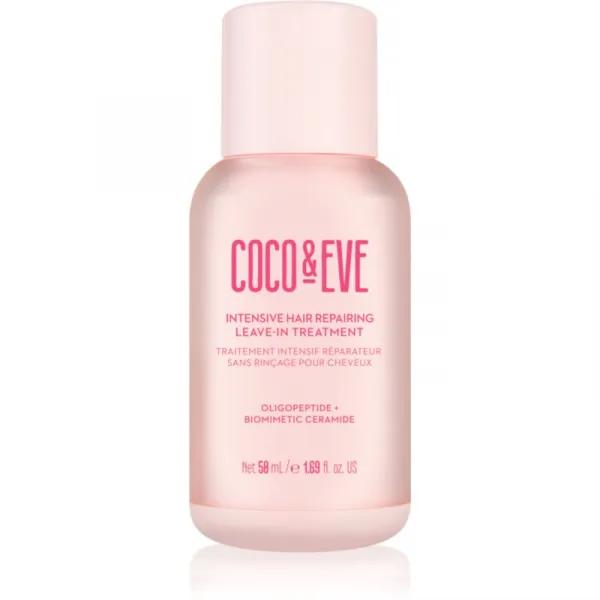 Coco & Eve Sweet Repair Intensive Hair Repairing Leave-in Treatment regeneračný bezoplachový kondicionér pre poškodené a farbené vlasy 50 ml