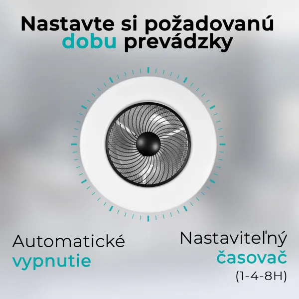 Noaton 12058B Triton, čierna, stropný ventilátor so svetlom