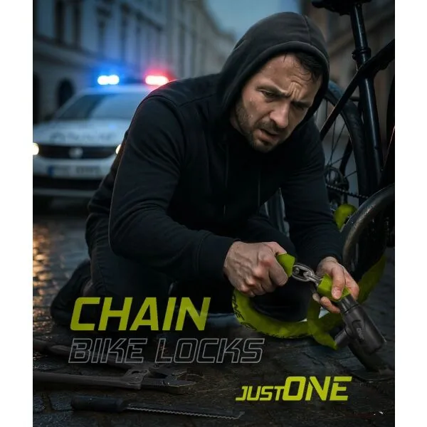 One CHAIN 3.0 Zámok na bicykel, čierna, veľkosť