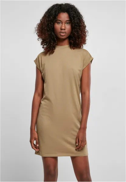Women's dress Turtle Extended Shoulder khaki