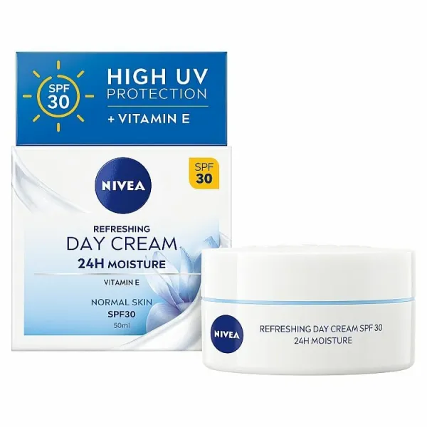 NIVEA Refreshing ľahký hydratačný krém SPF 30 50 ml
