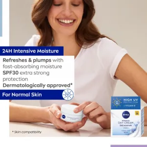 NIVEA Refreshing ľahký hydratačný krém SPF 30 50 ml