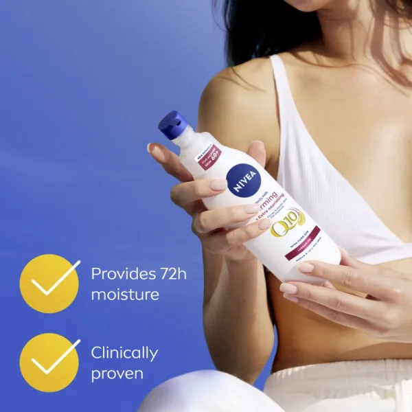 NIVEA Q10 Firming + Extra Nourishing spevňujúce telové mlieko 400 ml