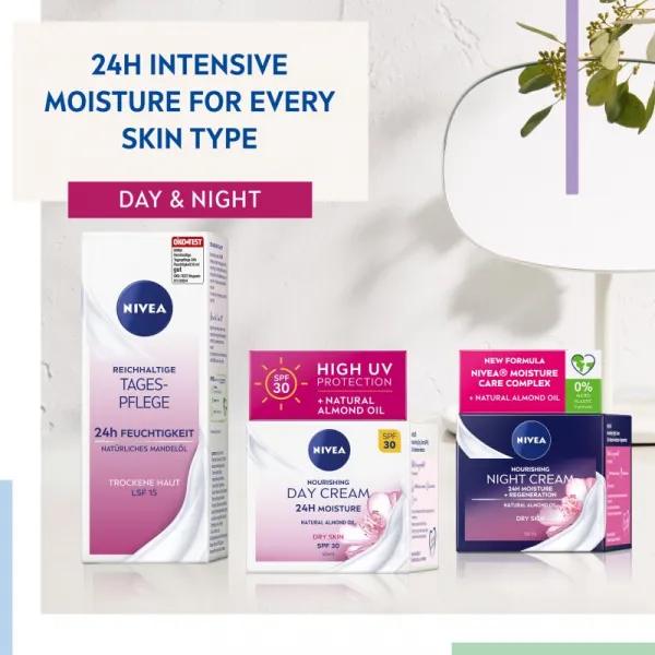 NIVEA Nourishing výživný denný krém SPF 30 50 ml