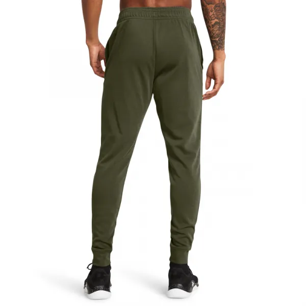 Pánske tepláky UNDER ARMOUR UA Rival Terry Jogger-GRN