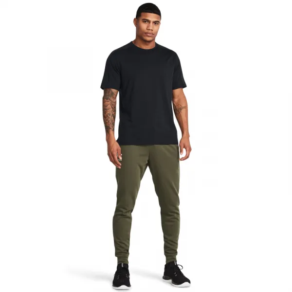Pánske tepláky UNDER ARMOUR UA Rival Terry Jogger-GRN