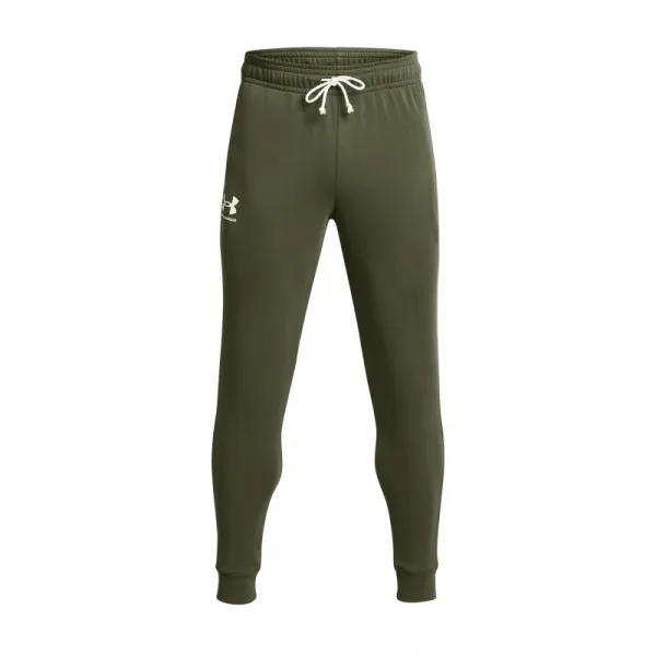Pánske tepláky UNDER ARMOUR UA Rival Terry Jogger-GRN