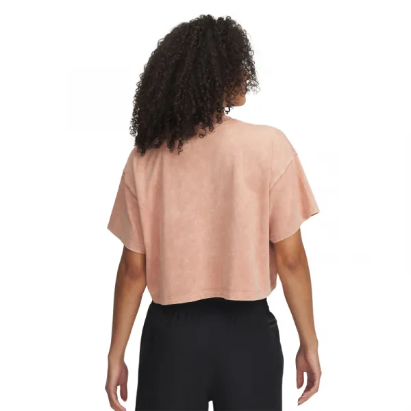 Dámske tričko s krátkym rukávom UNDER ARMOUR UA HWT WASH SS-PNK