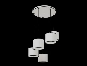 Vespillo 58x58x115cm závesná 5 biely