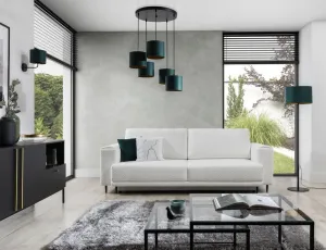 Vespillo 58x58x115cm závesná 5 zelený/zlatý