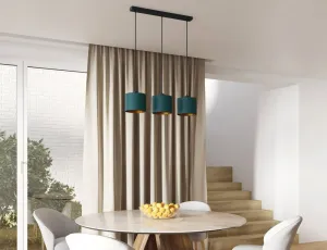 Vespillo 18x75x105cm závesná lineárna 3 zelený/zlatý