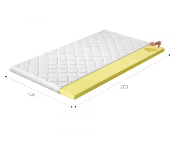 Topper Visco 140x200 Hypoalergénny poťah