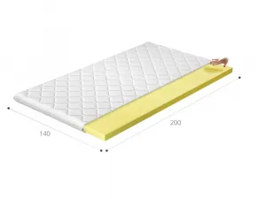 Topper Visco 140x200 Hypoalergénny poťah