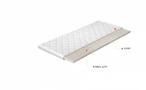 Topper Latex 80x200 Hypoalergénny poťah