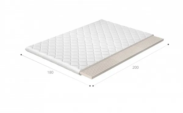 Topper Latex 180x200 Hypoalergénny poťah