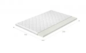 Topper T25 160x200 Hypoalergénny poťah