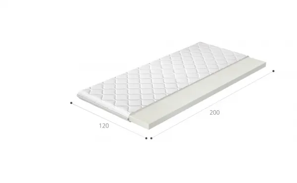 Topper T25 120x200 Hypoalergénny poťah