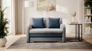 Eltap Rozkládací pohovka ARIO 130 cm Nube 03/Monolith 76 šedá