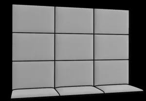 Eltap Čalúnený panel SET QUADRATTA 180x120 okrová, šedá