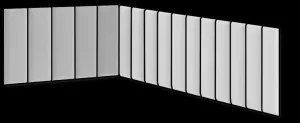 Eltap Čalúnený panel SET QUADRATTA 100+220x50 okrová