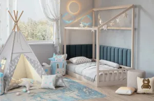 Eltap Čalúnený panel SET QUADRATTA 100+220x50 zelený