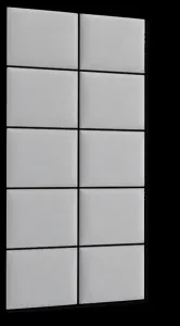 Eltap Čalúnený panel SET QUADRATTA 100x200 modrý