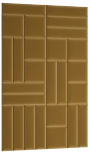 Eltap Čalúnený panel SET QUADRATTA 120x195 okrová
