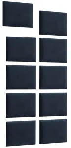 Eltap Čalúnený panel SET QUADRATTA 100x200 tmavomodrý