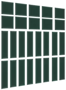 Eltap Čalúnený panel SET QUADRATTA 120x195 zelený