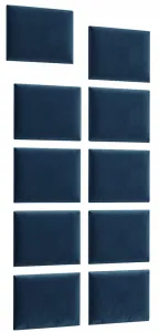 Eltap Čalúnený panel SET QUADRATTA 100x200 modrý