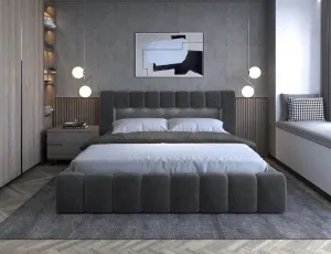 Posteľ Lamica 180x200 + Drevený rám/Štandardný zdvih/kontajner