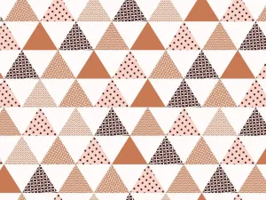 Bavlnené obliečky GEOMETRIA - BÉŽOVÁ na jednolôžko