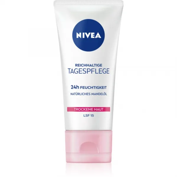 NIVEA Nourishing výživný denný krém pre suchú pleť SPF 15 50 ml